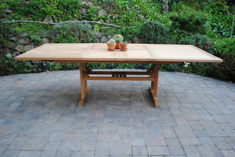 Rectangle Double Extension Table